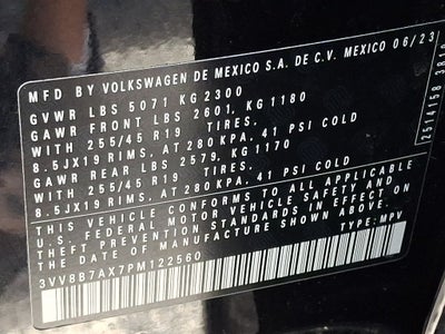 2023 Volkswagen Tiguan 2.0T SE R-Line Black