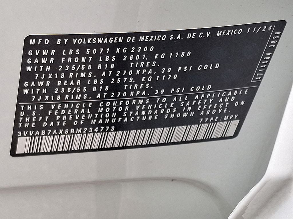 2024 Volkswagen Tiguan 2.0T Wolfsburg Edition