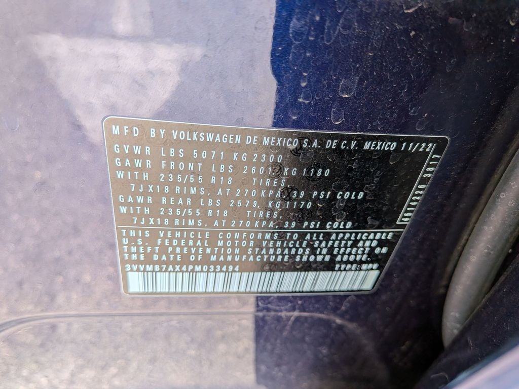 2023 Volkswagen Tiguan 2.0T SE