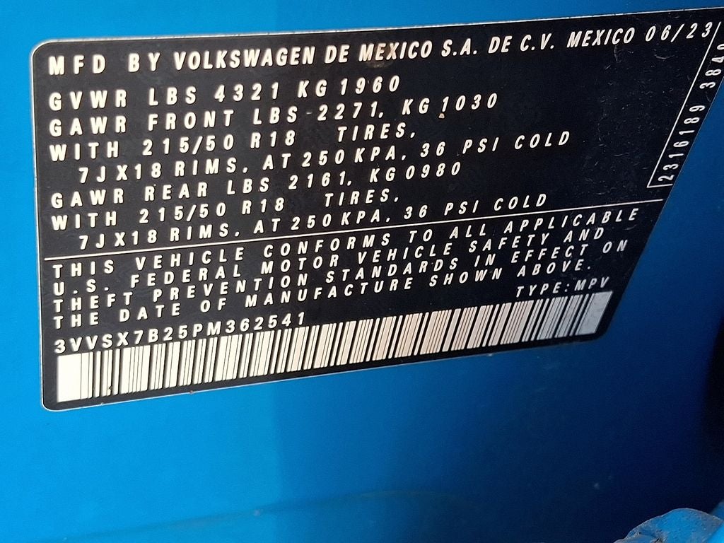 2023 Volkswagen Taos 1.5T SE