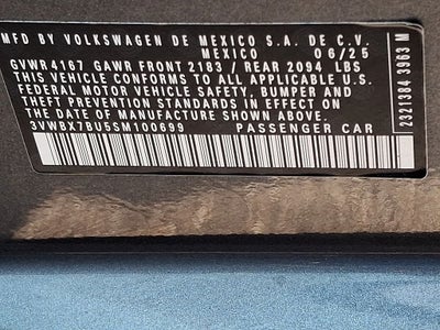 2025 Volkswagen Jetta 1.5T Sport