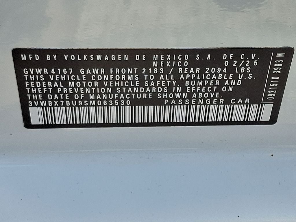 2025 Volkswagen Jetta 1.5T Sport