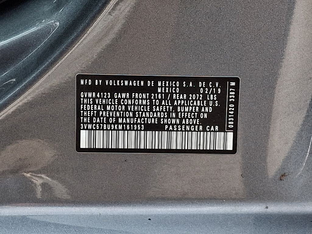 2019 Volkswagen Jetta 1.4T S