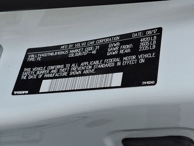 2018 Volvo S60 Inscription T5 Platinum