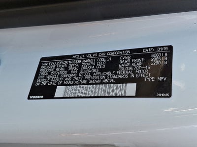 2019 Volvo XC90 T6 Momentum