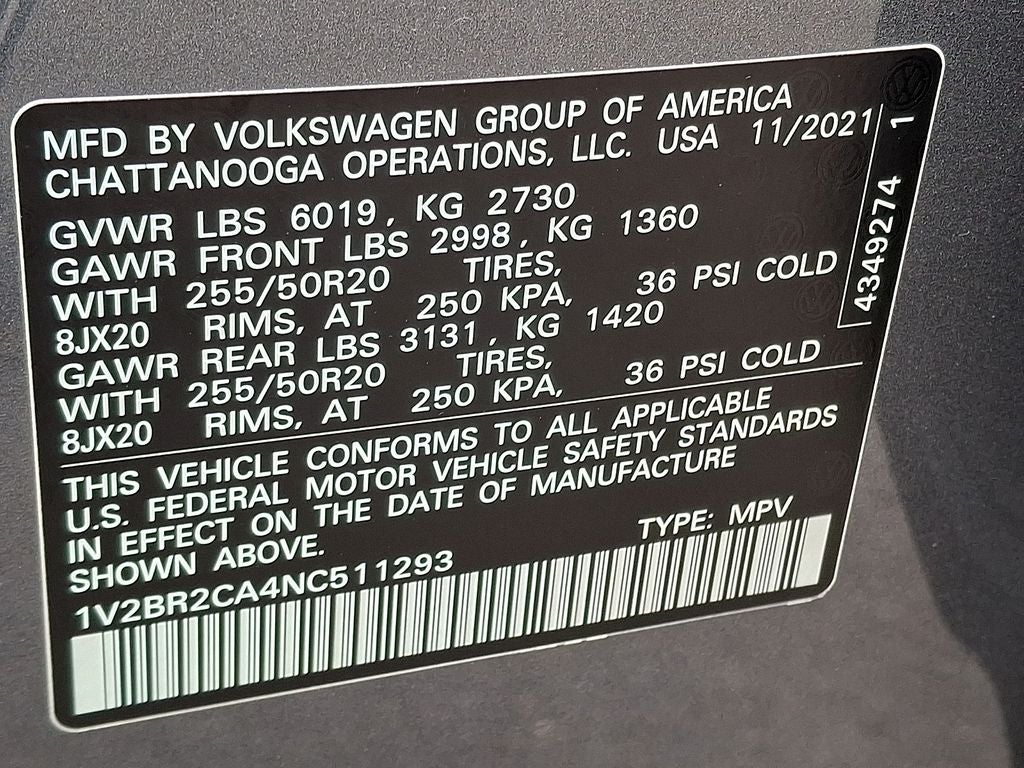 2022 Volkswagen Atlas SEL