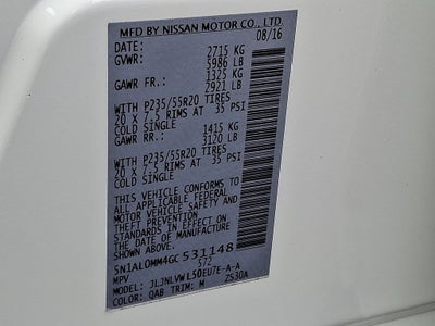 2016 INFINITI QX60 Base