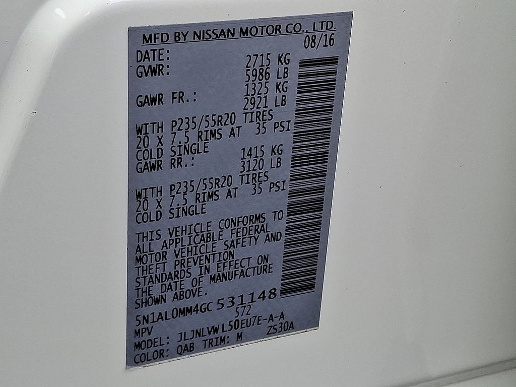 2016 INFINITI QX60 Base