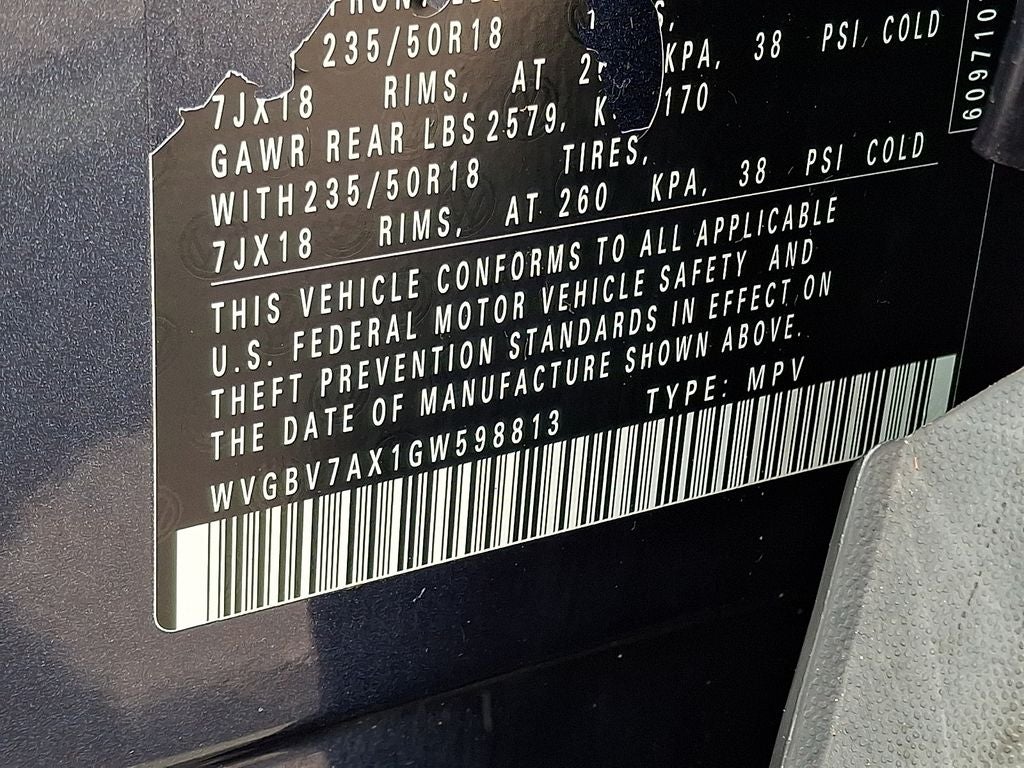 2016 Volkswagen Tiguan SE 4Motion