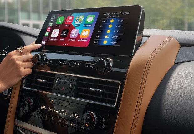 2024 INFINITI QX80 Key Features - WIRELESS APPLE CARPLAY® INTEGRATION | INFINITI of Flemington in Flemington NJ