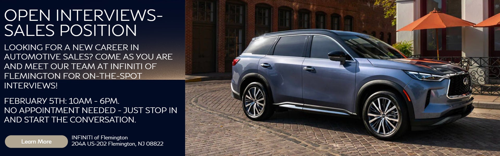 Open Interviews- Sales