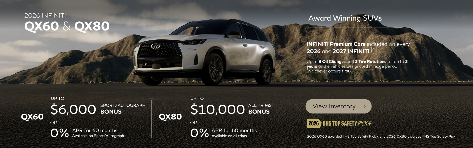 SD 2026 QX60 and QX80 June